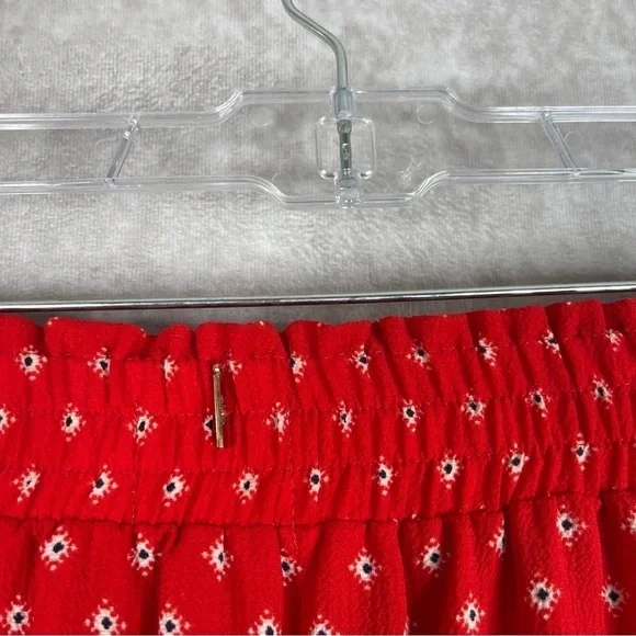 Misa Los Angeles Tania Ruffled Mini Skirt In Red Women's Size L - Picture 5 of 6